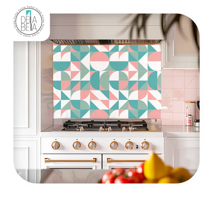 Stove Backsplash Vinyl Wrap, Stove Back Cover Kitchen Decor Stove Top Cover Kitchen Backsplash Kitchen Wraps Cabinet  Fridge Tile Stickers