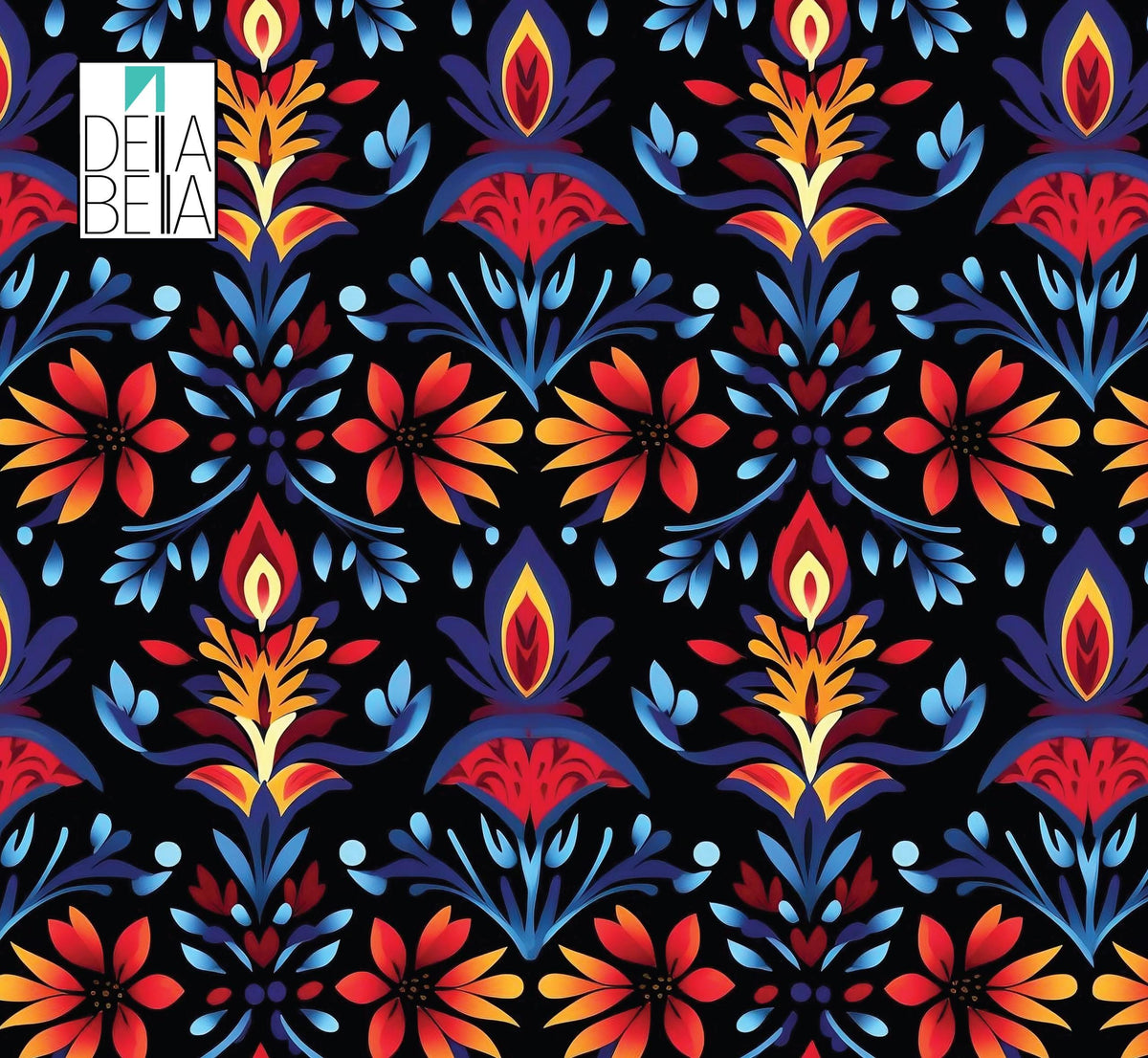 IKAT Maximalist Peel and Stick Vinyl Wrap for Furniture & Cabinets