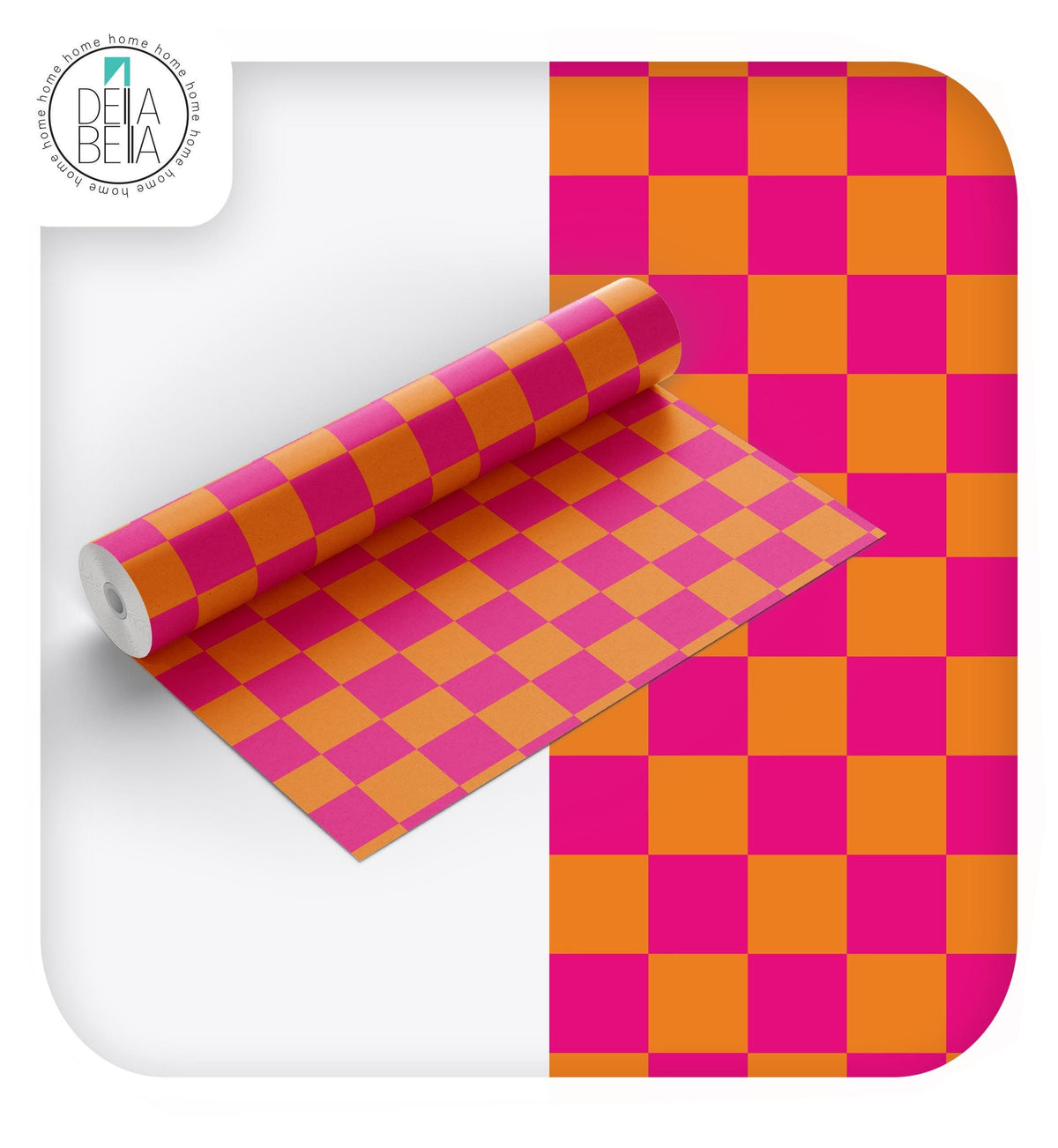 DIY Furniture Upcycling Vinyl | Aqua Checkered Wrap Vinyl Wrap for Furniture, Kitchen Cabinets & Home Upcycling