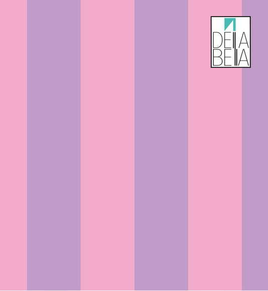 Purple Blush Stripe Vinyl Wrap Retro Peel & Stick Self Adhesive Decal