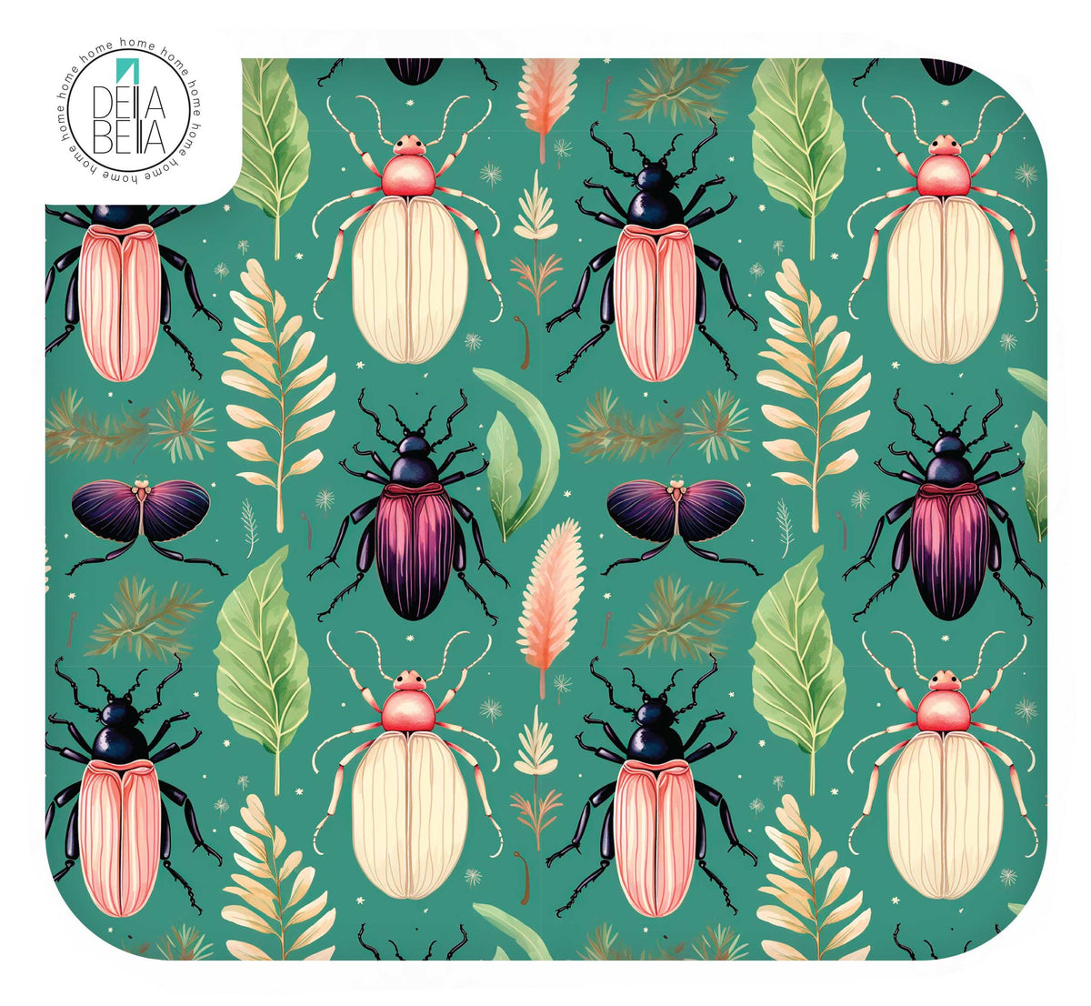 Furniture Vinyl Wrap - Peel and Stick Self-Adhesive for Kitchen Cabinets, Drawers, Sticky Back Plastic, Shelves & DIY Home Decor Botanical