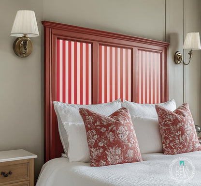 Burgundy Monochrome Stripe Stripes Peel and Stick Lines Trend Vinyl Wrapping Retro for Home Decor urniture Adhesive Geometric