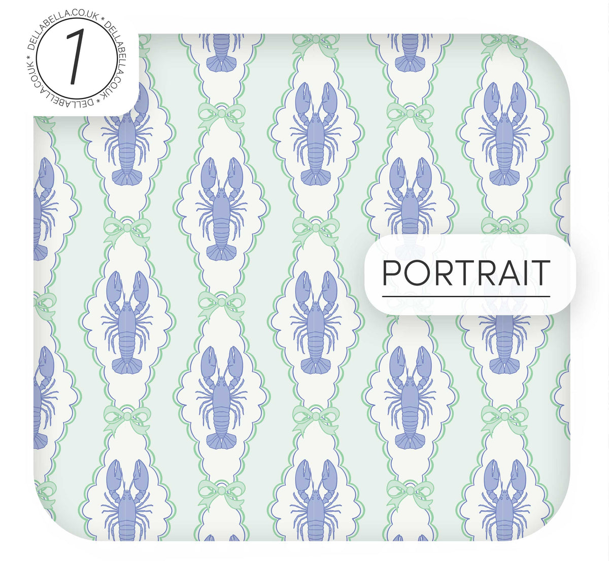 Vintage Bow Lobsters Vinyl Wrapping