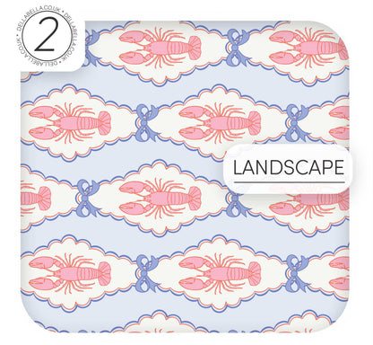 Vintage Bow Lobsters Vinyl Wrapping