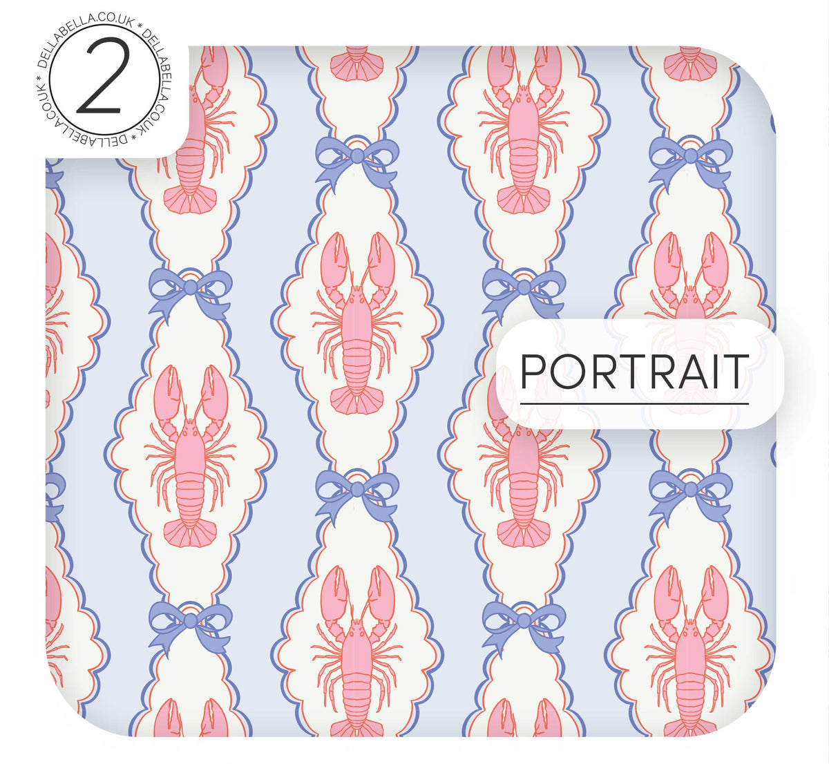 Vintage Bow Lobsters Vinyl Wrapping