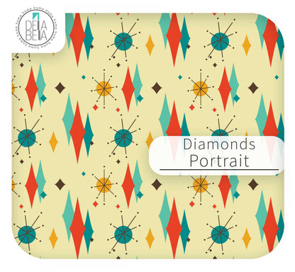 Retro Mid Century Furniture Vinyl Wrap | Atomic Sticky Back Plastic UK