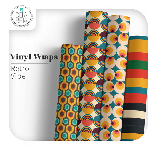 Retro Peel Stick Vinyl Wraps Vintage