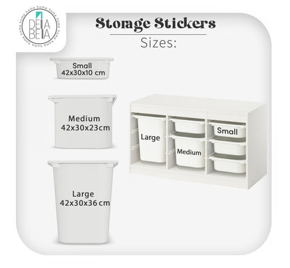 Steam Train Nursery Stickers (Fits IKEA® Trofast) | Boys Room Decor