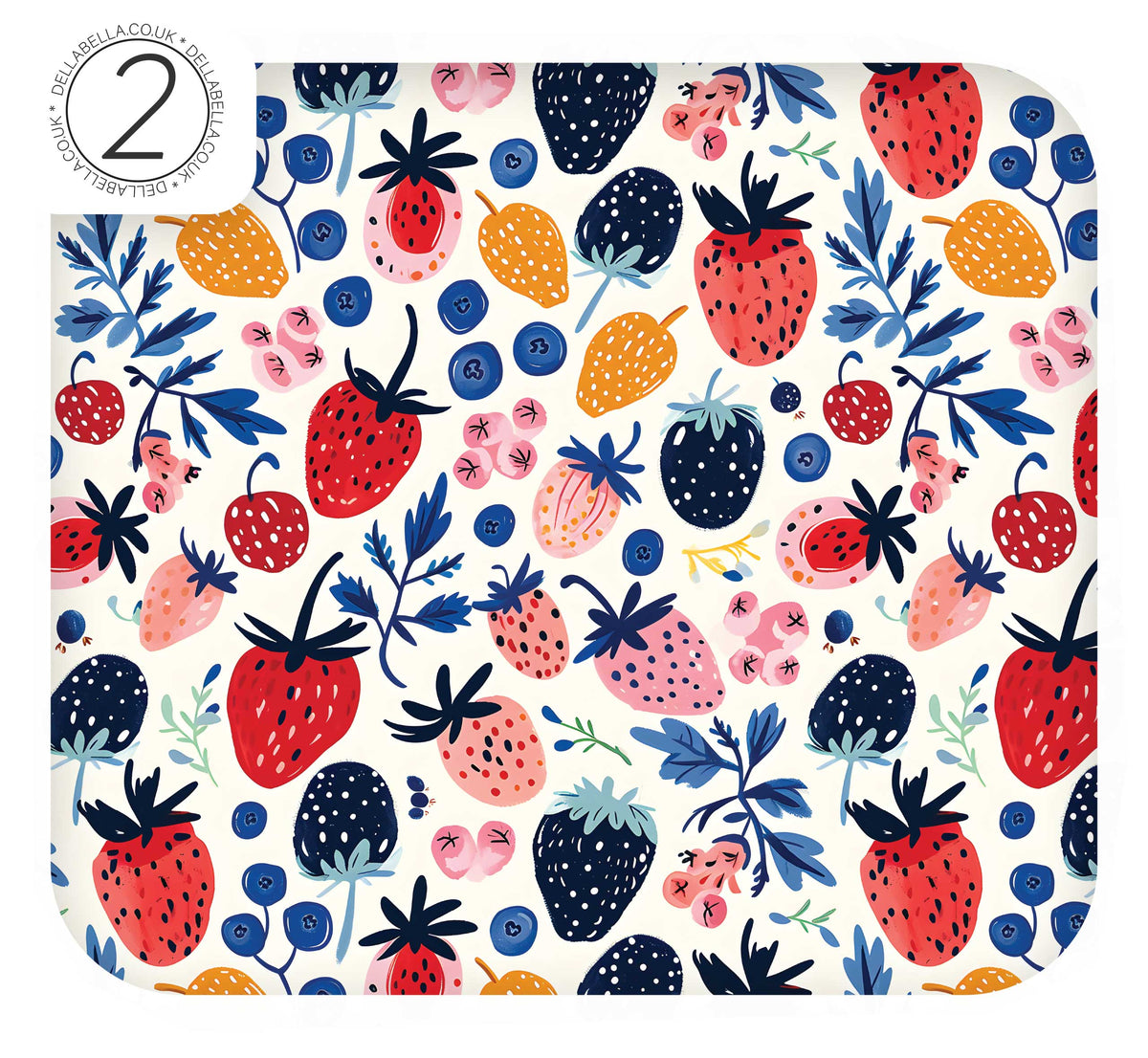 Strawberry Vinyl Wraps for Furniture Kitchen Cabinet Makeover