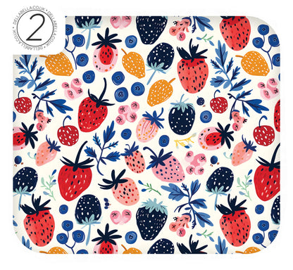 Strawberry Vinyl Wraps for Furniture Kitchen Cabinet Makeover