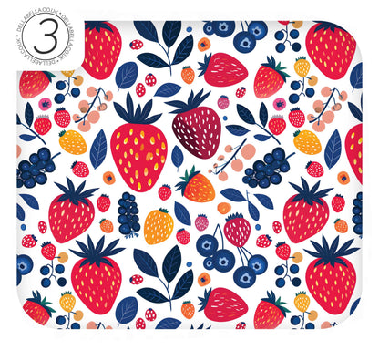 Strawberry Vinyl Wraps for Furniture Kitchen Cabinet Makeover