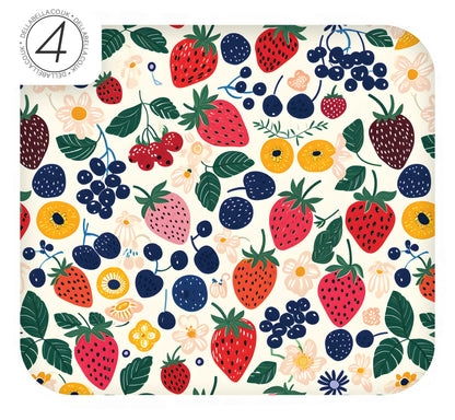 Strawberry Vinyl Wraps for Furniture Kitchen Cabinet Makeover