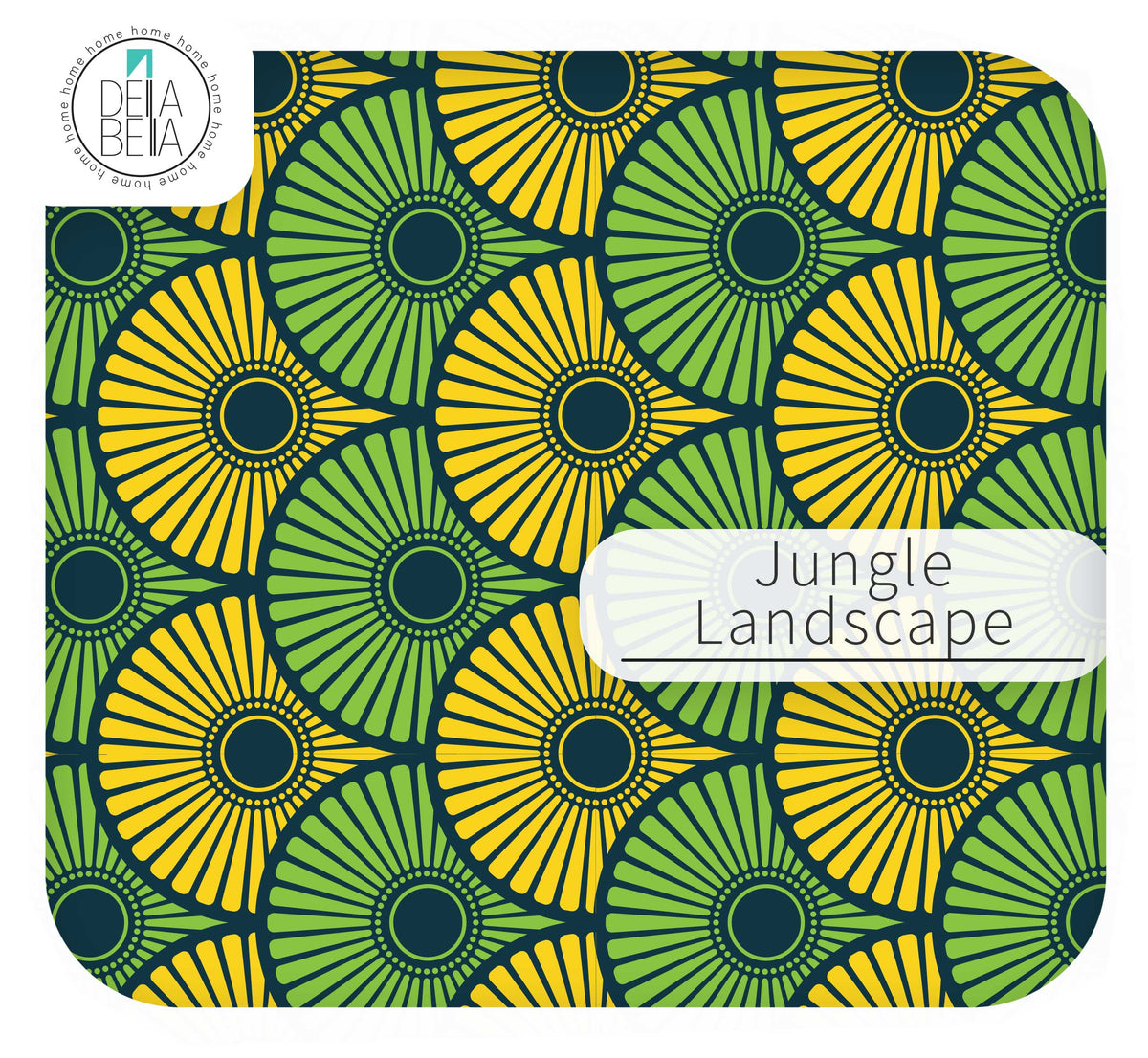 70s Geometric Cupboard Wrap | Retro Scallop Sticky Back Plastic