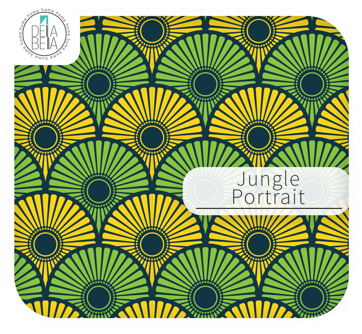 70s Geometric Cupboard Wrap | Retro Scallop Sticky Back Plastic