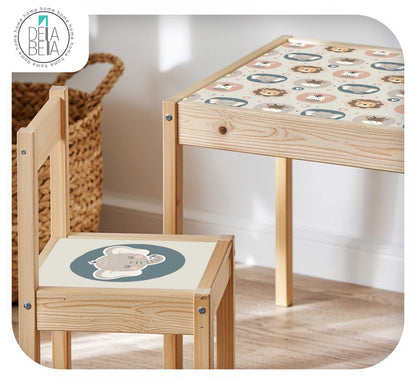 Woodland Table & Chair Stickers (Fits IKEA® LÄTT)
