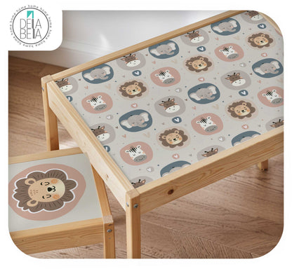 Woodland Table & Chair Stickers (Fits IKEA® LÄTT)