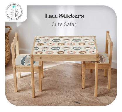 Woodland Table & Chair Stickers (Fits IKEA® LÄTT)